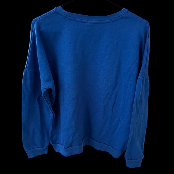 VTG Mickey Mouse/Donald Duck/Goofy Disney Embroidered Blue Sweater 90’s L - Picture 3 of 6